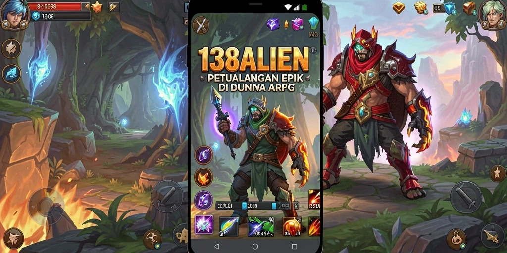 Screenshot dari gameplay ARPG 138ALIEN yang menampilkan aksi seru.