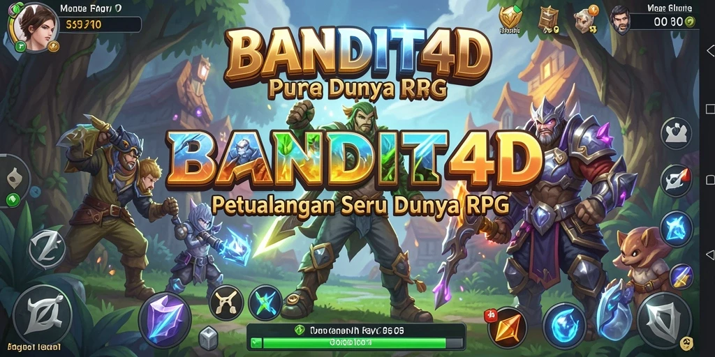 Tangkapan layar dari gameplay RPG yang mendebarkan di BANDIT4D.