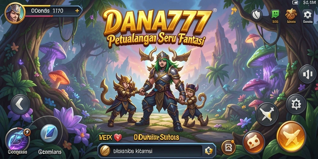 Screenshot DANA777 menampilkan aksi petualangan yang menegangkan.
