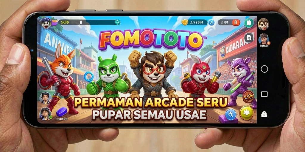 Tampilan menarik dari gameplay FOMOTOTO yang penuh aksi.