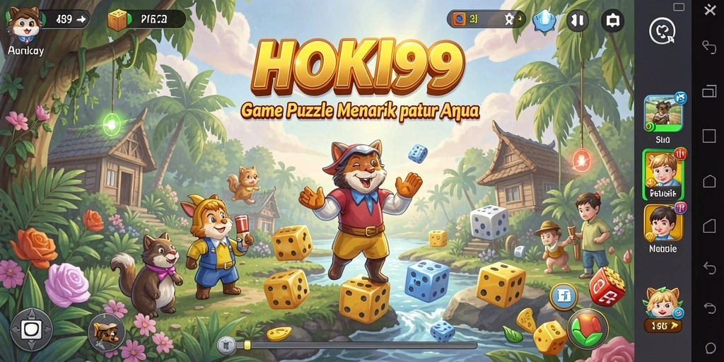 Tampilan gameplay HOKI99 yang seru dan menantang.