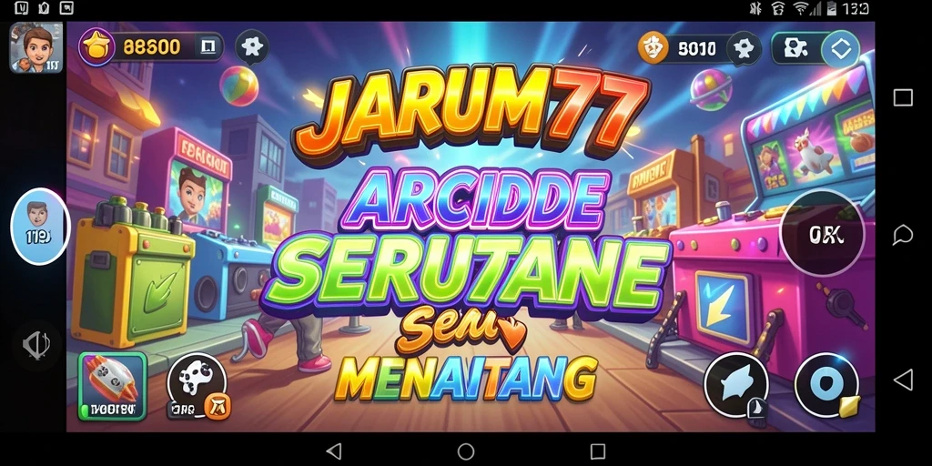 Tampilan gameplay menantang di JARUM77 dengan rintangan seru.