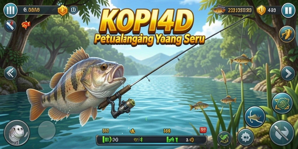 Tangkapan ikan yang mengesankan di KOPI4D.