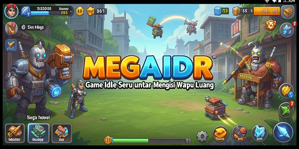 Tampilan gameplay MEGAIDR yang menarik dan interaktif.