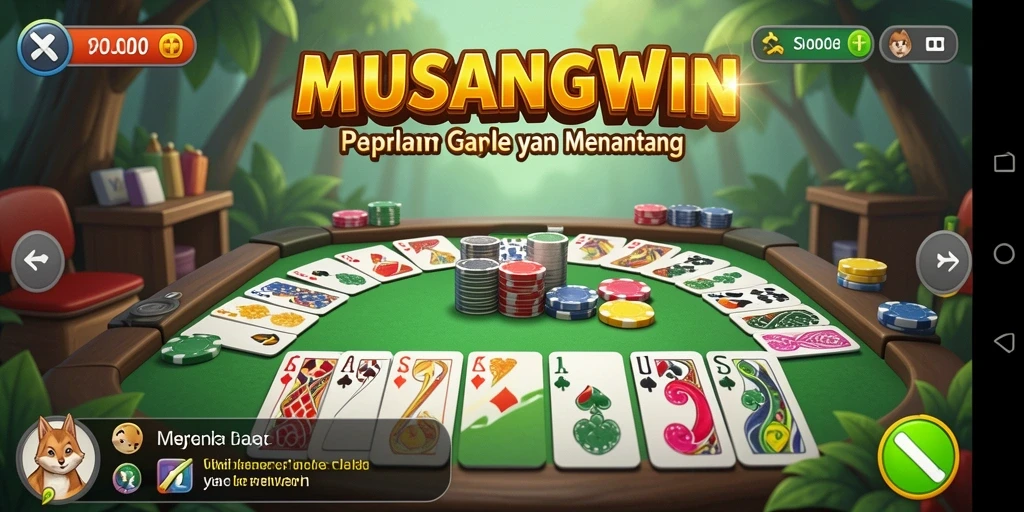 Tampilkan permainan Gaple yang seru dan penuh strategi.