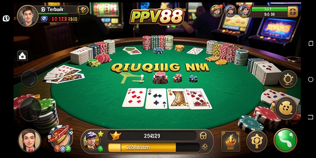 Tampilan screenshot gameplay QiuQiu yang seru dan menantang.