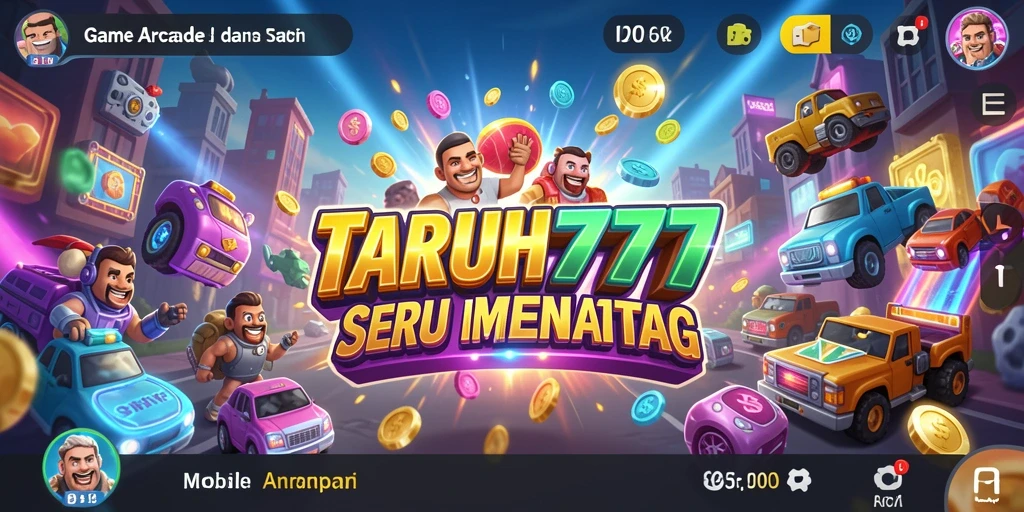 Tampilan gameplay yang penuh warna dan menantang dalam TARUH777.