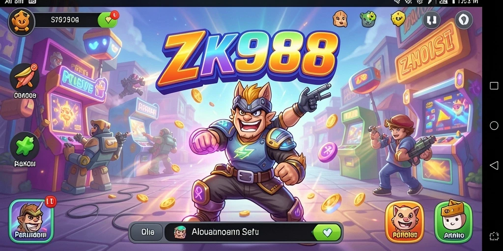 Tampilan gameplay seru ZK988 dengan grafik menawan.